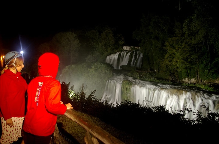 Visita notturna alla Cascata delle Marmore